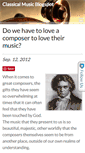 Mobile Screenshot of classicalmusicblogspot.com